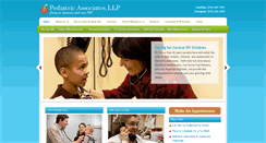 Desktop Screenshot of pediatricassociatesny.com