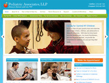 Tablet Screenshot of pediatricassociatesny.com